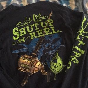 Men's small salt life long sleeve tshirt